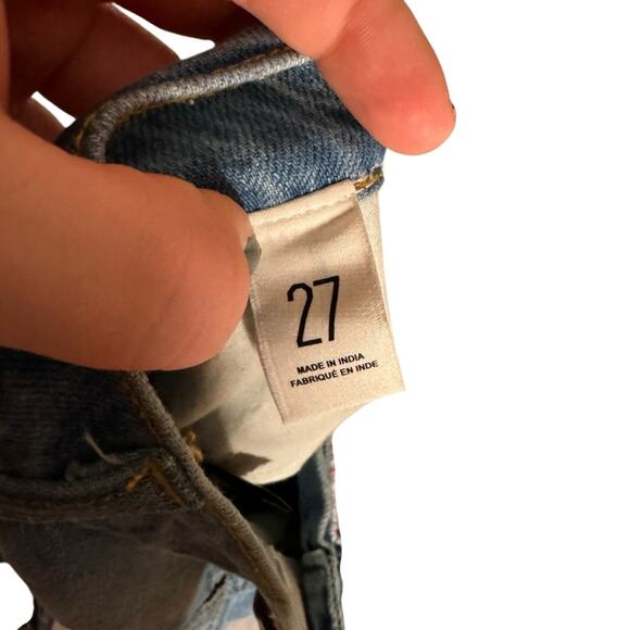 BDG Urban Outfitters Patchwork High Waisted Flare Jeans 27 - Picture 12 of 13